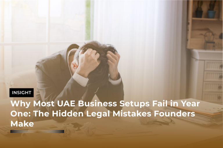 Why Most UAE Business Setups Fail in Year One The Hidden Legal Mistakes Founders Make